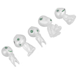 5Pcs Luminous Small Ornaments Outdoor Lawn Decoration Garden Statues for Courtyard Balcony Decor
