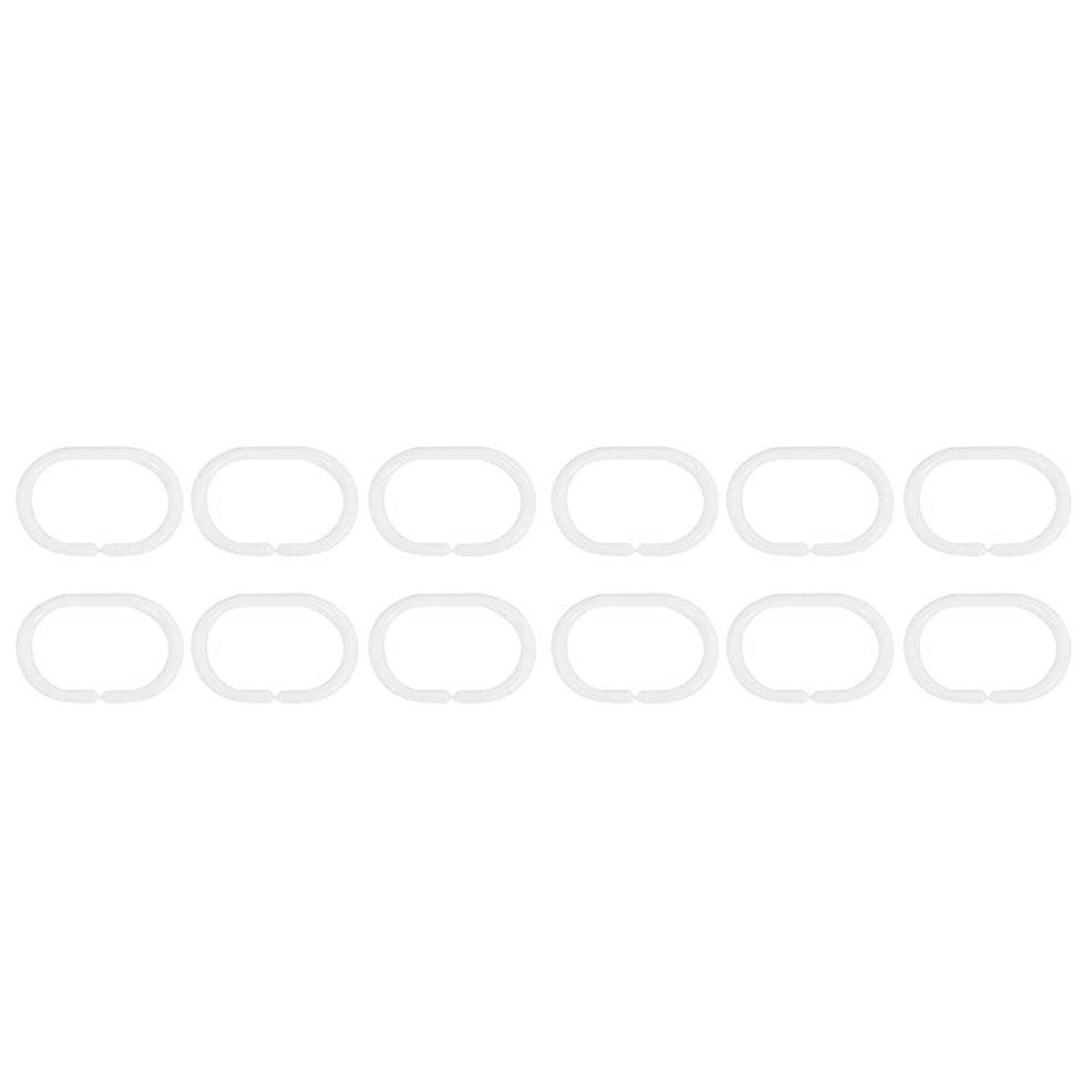 Bath Curtain with Rings Waterproof Innovative Thicken Shower Curtain for Home Bathroom180x180cm