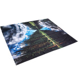 Shower Curtain Landscape Pattern Bath Curtain Set with Rings Home Bathroom Decoration180x180cm - Extra Image