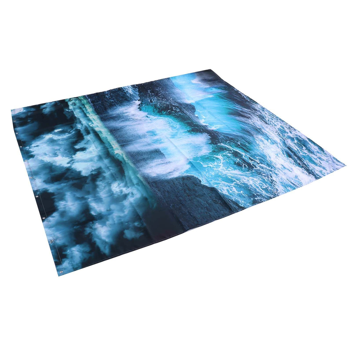 Innovative Shower Curtain with Hanging Rings Bath Curtain Home Bathroom Accessory150x180cm