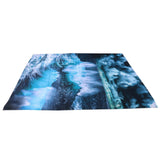 Innovative Shower Curtain with Hanging Rings Bath Curtain Home Bathroom Accessory150x180cm