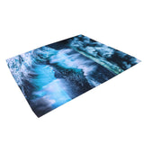 Innovative Shower Curtain with Hanging Rings Bath Curtain Home Bathroom Accessory150x180cm