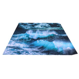 Innovative Shower Curtain with Hanging Rings Bath Curtain Home Bathroom Accessory150x180cm - Low Angle