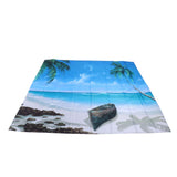 Shower Curtain Set with Hanging Rings No‑Punching Bath Curtain Bathroom Accessory180x180cm