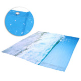 Free Punch Shower Curtain with Hook Waterproof Bath Curtain for Home Bathroom Supplies150x180 cm