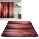 Waterproof Curtain with Hooks Shower Bath Curtain for Bathroom Home Decoration150x180 cm - Extra Image