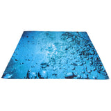 Waterproof Shower Curtain Thicken Bath Curtain with Hooks for Home Bathroom Decor180x180 cm - Side View