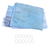 Shower Curtain with 12 Hooks Waterproof Shower Curtain Set for Bathroom Supplies180x180 cm