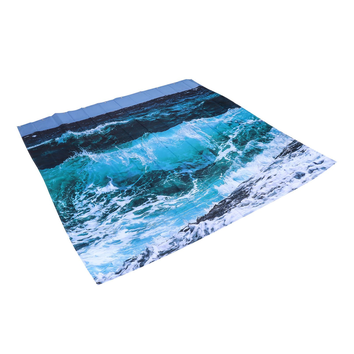 Shower Curtain with 12 Hooks Waterproof Shower Curtain Set for Bathroom Supplies180x180 cm