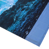 Shower Curtain with 12 Hooks Waterproof Shower Curtain Set for Bathroom Supplies180x180 cm