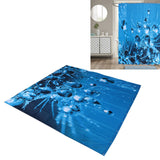 Shower Curtain with 12 Hooks Waterproof Shower Bath Curtain for Bathroom Decoration150x180 cm - Extra Image
