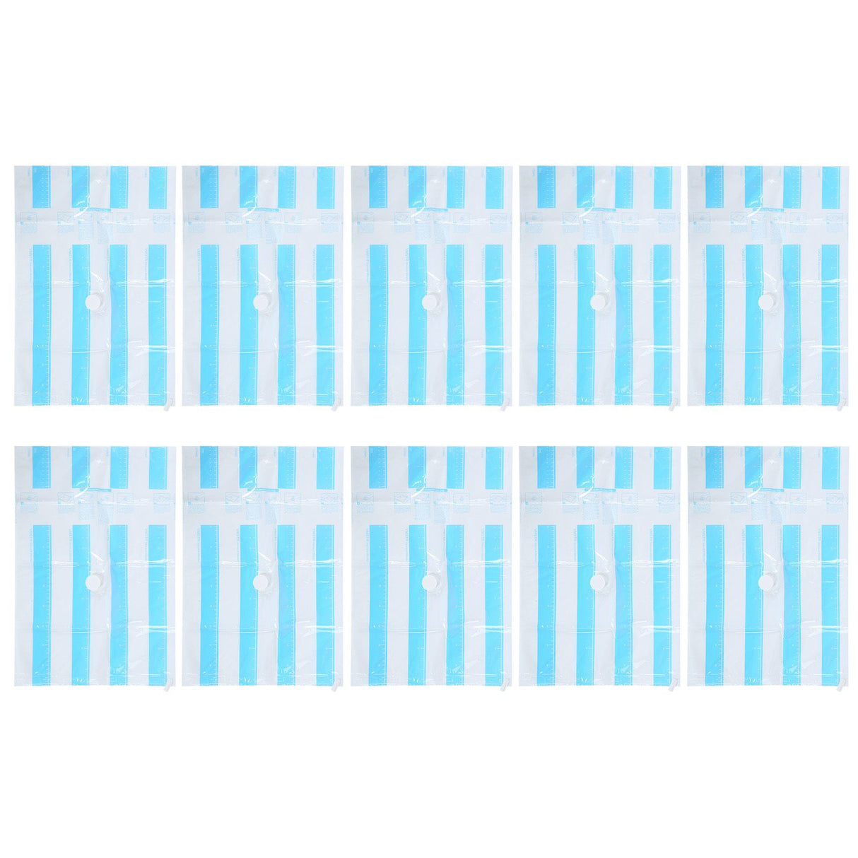 10Pcs/Set 12C Vacuum Storage Bag Space Saving Compressed Bag with 3.5cm Thread Air Inlet