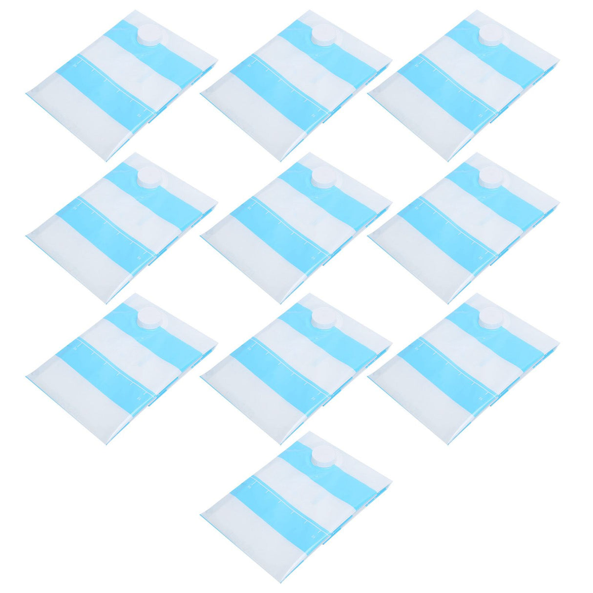 10Pcs/Set 12C Vacuum Storage Bag Space Saving Compressed Bag with 3.5cm Thread Air Inlet