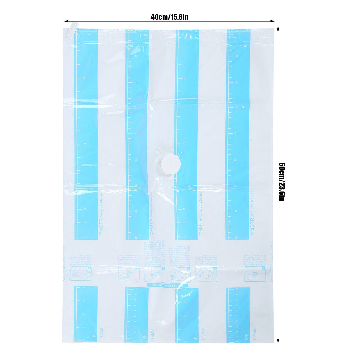 10Pcs/Set 12C Vacuum Storage Bag Space Saving Compressed Bag with 3.5cm Thread Air Inlet