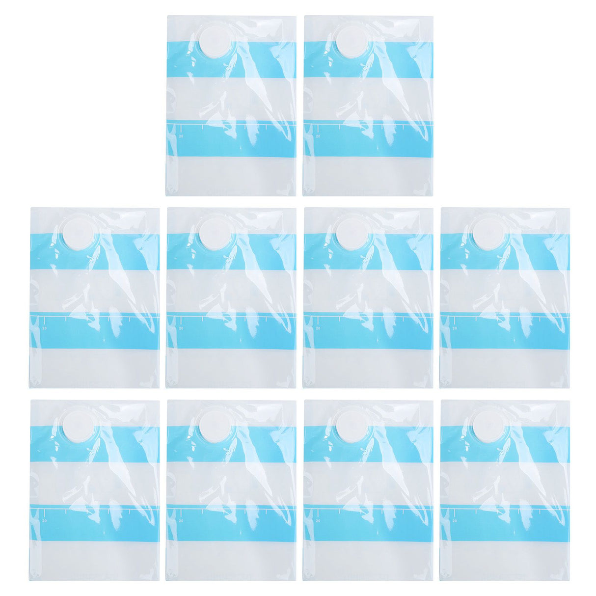 10Pcs/Set 12C Vacuum Storage Bag Space Saving Compressed Bag with 3.5cm Thread Air Inlet 70 x 100 cm