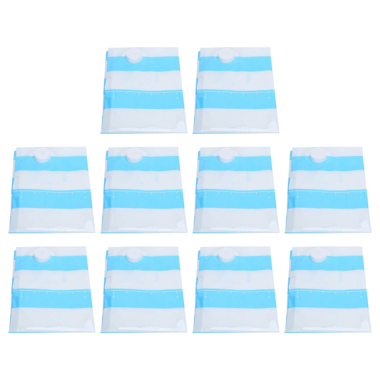 10Pcs/Set 12C Vacuum Storage Bag Space Saving Compressed Bag with 3.5cm Thread Air Inlet 70 x 100 cm