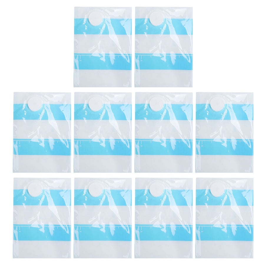 10Pcs/Set 12C Vacuum Storage Bag Space Saving Compressed Bag with 3.5cm Thread Air Inlet 100 x 80 cm