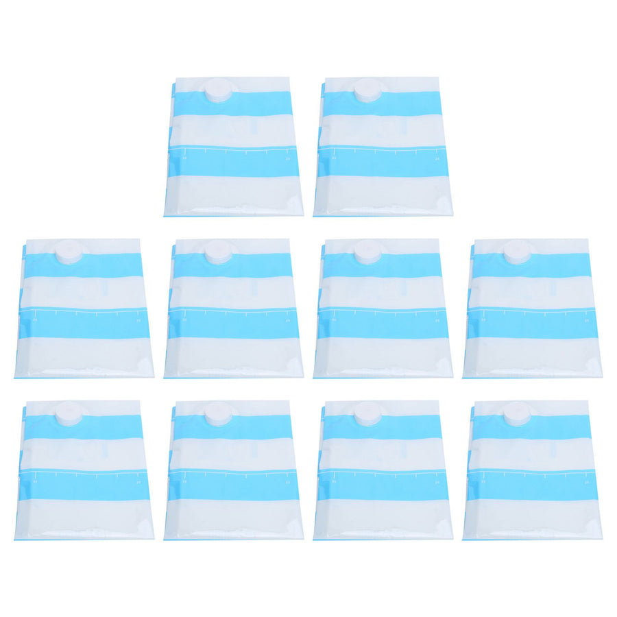 10Pcs/Set 12C Vacuum Storage Bag Space Saving Compressed Bag with 3.5cm Thread Air Inlet 100 x 80 cm