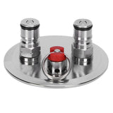 Fermenting Keg Sealing Cover Floating Dip Tube Kit Brewing Parts for Kegmenter 29L/58L - 45-Degree Angle