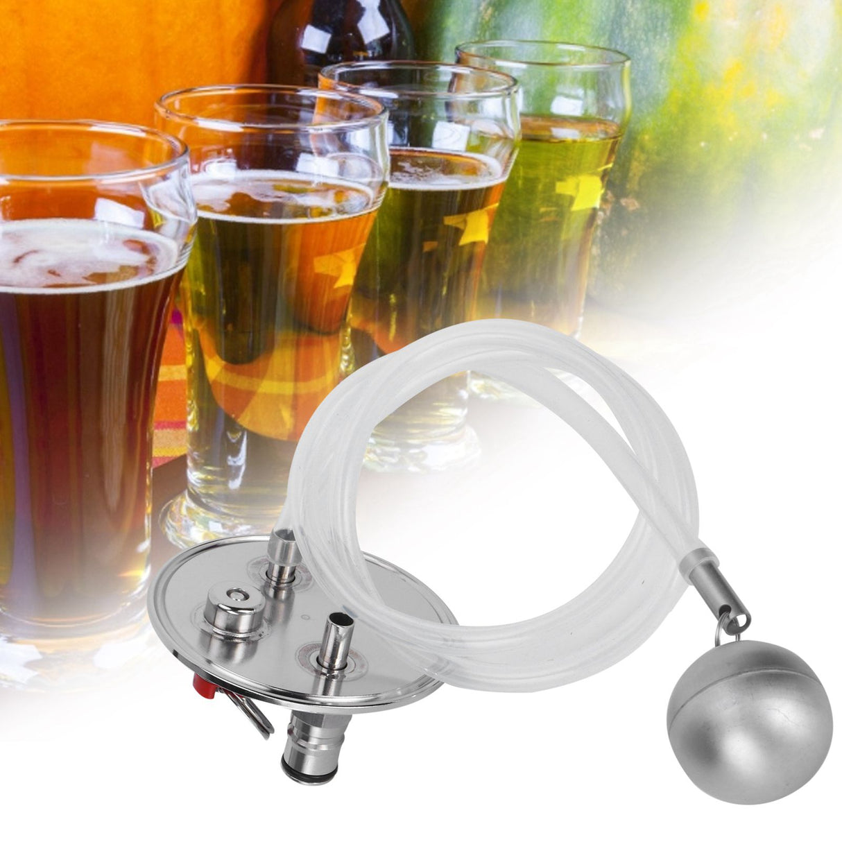 Fermenting Keg Sealing Cover Floating Dip Tube Kit Brewing Parts for Kegmenter 29L/58L
