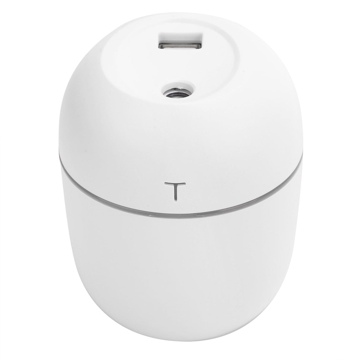 Mini Humidifier Portable DC5V USB Plug In Aroma Essential Oil Diffuser with LED Night Light(White )
