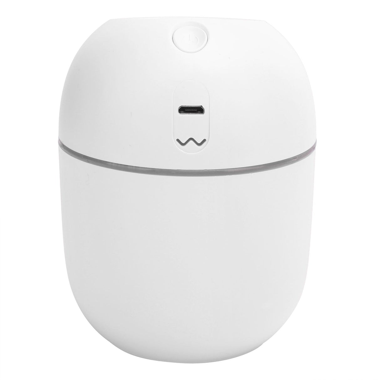 Mini Humidifier Portable DC5V USB Plug In Aroma Essential Oil Diffuser with LED Night Light(White )