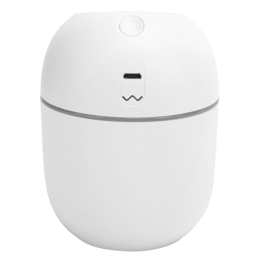 Mini Humidifier Portable DC5V USB Plug In Aroma Essential Oil Diffuser with LED Night Light(White )