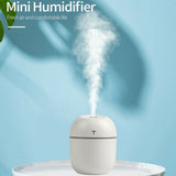 Mini Humidifier Portable DC5V USB Plug In Aroma Essential Oil Diffuser with LED Night Light(White ) - Extra Image