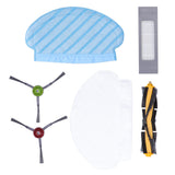 Main Side Brush Filter Washable Rag Disposable Rag Kit Fit for DEEBOT OZMO 950 920 Sweeper - 45-Degree Angle