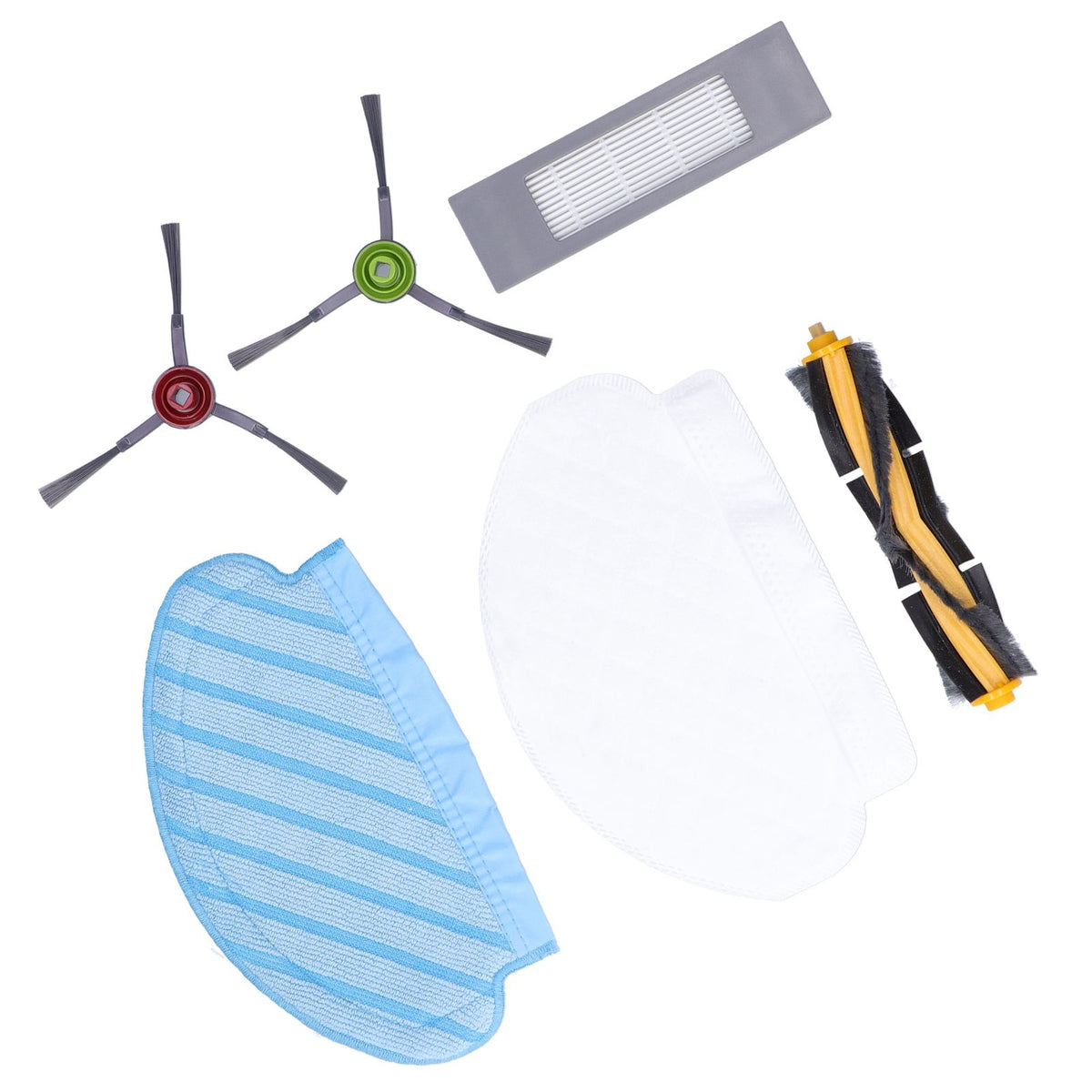 Main Side Brush Filter Washable Rag Disposable Rag Kit Fit for DEEBOT OZMO 950 920 Sweeper