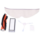 Main Brush Side Brush Filter Screen Cleaning Brush Mop Replacement Kit Fit for Xiaomi 1C Sweeper - Low Angle