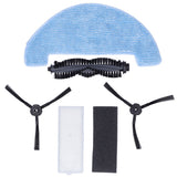 Sweeper Rolling Brush Filter Cleaning Cloth Side Brush Kit Replacement Parts for ilife A4S