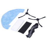 Sweeper Rolling Brush Filter Cleaning Cloth Side Brush Kit Replacement Parts for ilife A4S