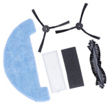 Sweeper Rolling Brush Filter Cleaning Cloth Side Brush Kit Replacement Parts for ilife A4S - Close-Up Angle