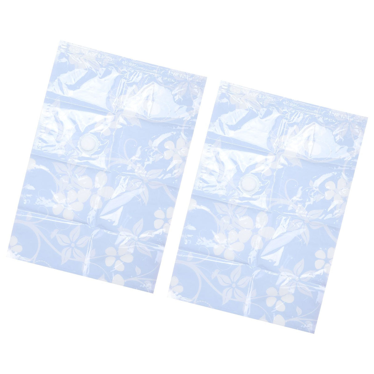 2PCS Vacuum Storage Bag Transparent Travel Blanket Clothes Quilt Vacuum Compressed Bag40x60CM