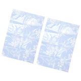 2PCS Vacuum Storage Bag Transparent Travel Blanket Clothes Quilt Vacuum Compressed Bag40x60CM - Top-Down View
