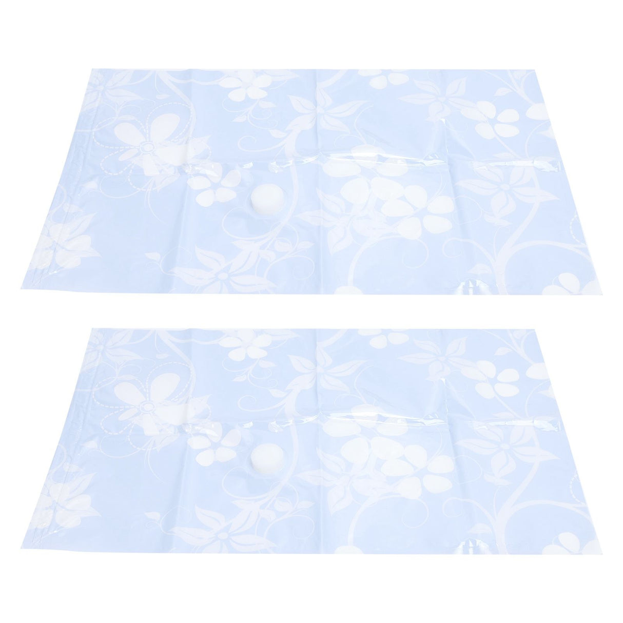2PCS Vacuum Storage Bag Transparent Travel Blanket Clothes Quilt Vacuum Compressed Bag40x60CM