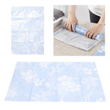 2PCS Vacuum Storage Bag Transparent Travel Blanket Clothes Quilt Vacuum Compressed Bag40x60CM