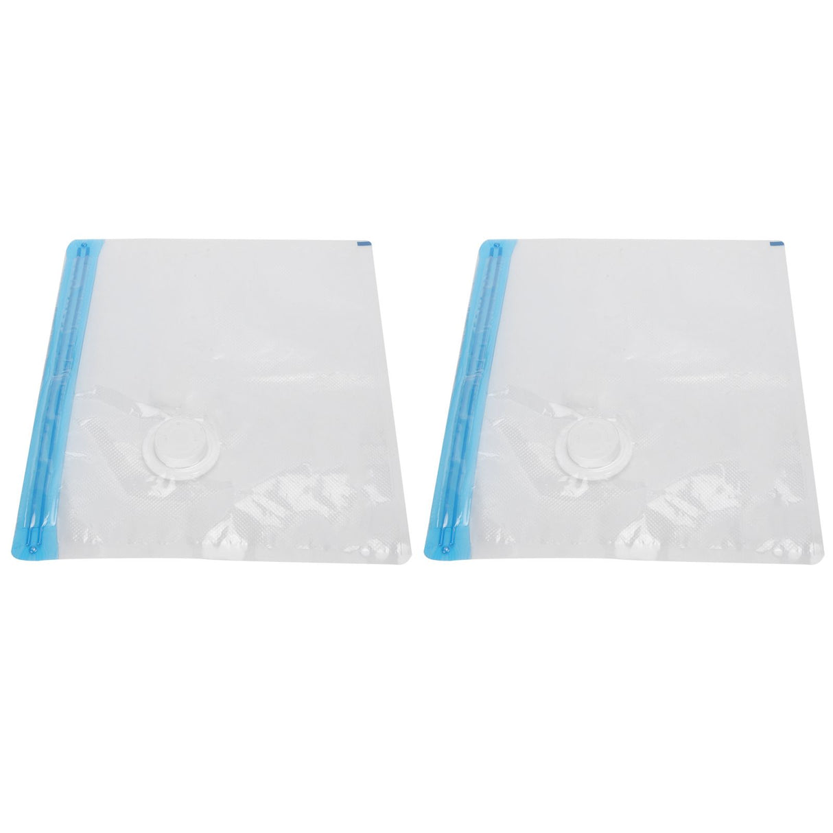 2Pcs Vacuum Storage Bag Space Saving Compressed Sealed Travel Bag with 3.5cm Thread Air InletM:32x26CM