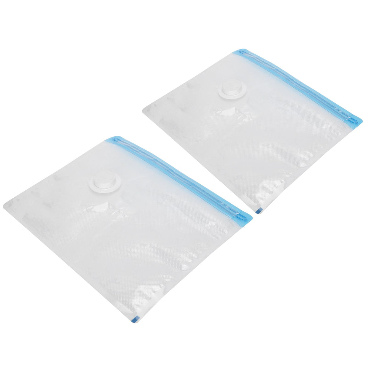 2Pcs Vacuum Storage Bag Space Saving Compressed Sealed Travel Bag with 3.5cm Thread Air InletM:32x26CM