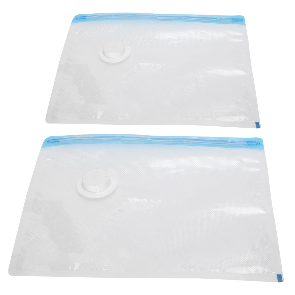 2Pcs Vacuum Storage Bag Space Saving Compressed Sealed Travel Bag with 3.5cm Thread Air InletM:32x26CM