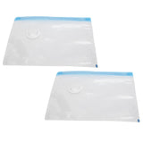 2Pcs Vacuum Storage Bag Space Saving Compressed Sealed Travel Bag with 3.5cm Thread Air InletM:32x26CM