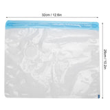 2Pcs Vacuum Storage Bag Space Saving Compressed Sealed Travel Bag with 3.5cm Thread Air InletM:32x26CM