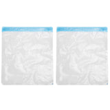 2Pcs Vacuum Storage Bag Space Saving Compressed Sealed Travel Bag with 3.5cm Thread Air InletL:36x32CM