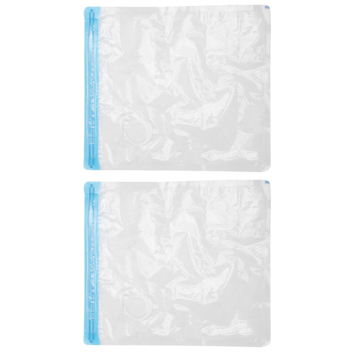 2Pcs Vacuum Storage Bag Space Saving Compressed Sealed Travel Bag with 3.5cm Thread Air InletL:36x32CM