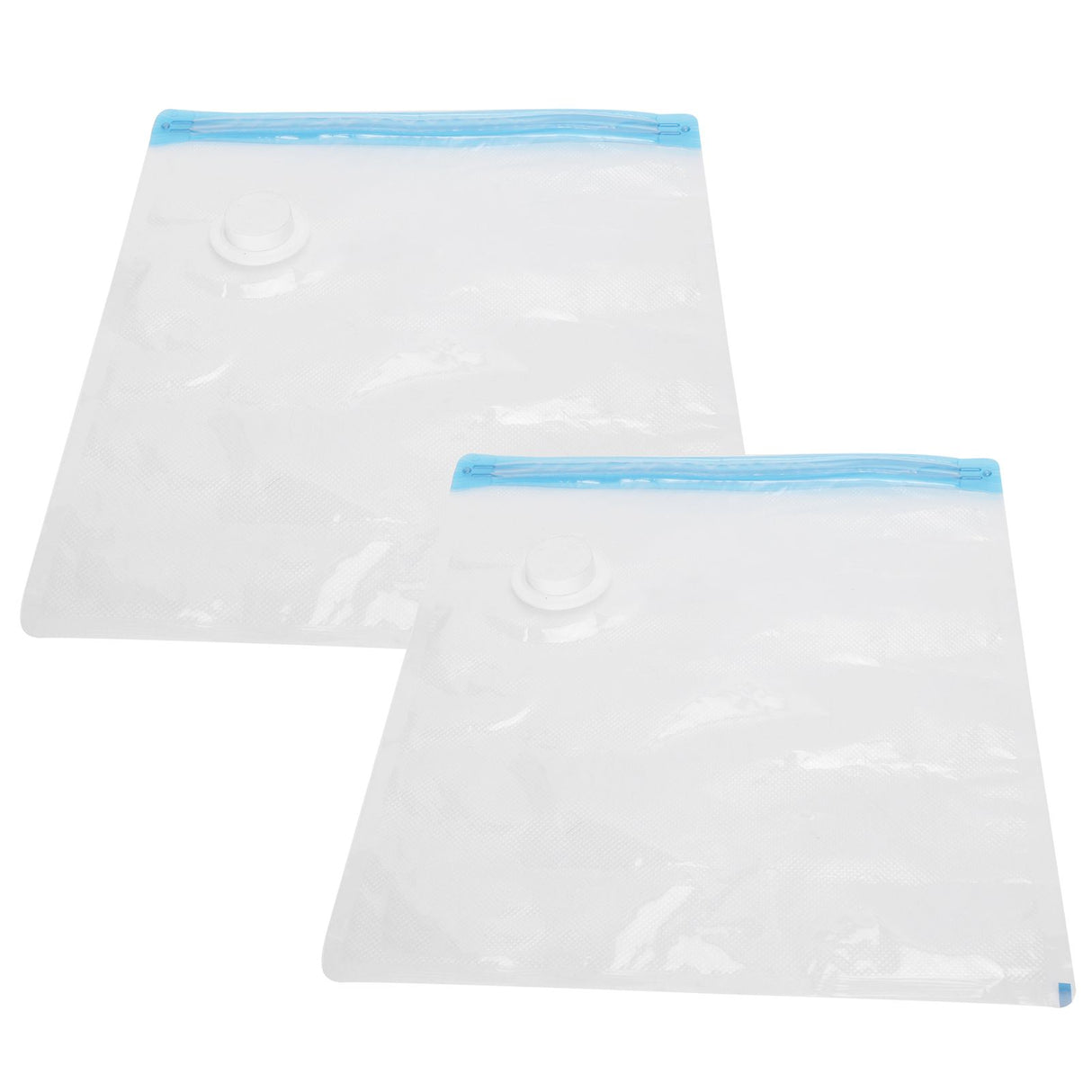 2Pcs Vacuum Storage Bag Space Saving Compressed Sealed Travel Bag with 3.5cm Thread Air InletL:36x32CM