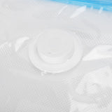 2Pcs Vacuum Storage Bag Space Saving Compressed Sealed Travel Bag with 3.5cm Thread Air InletL:36x32CM