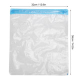 2Pcs Vacuum Storage Bag Space Saving Compressed Sealed Travel Bag with 3.5cm Thread Air InletL:36x32CM - Extra Image