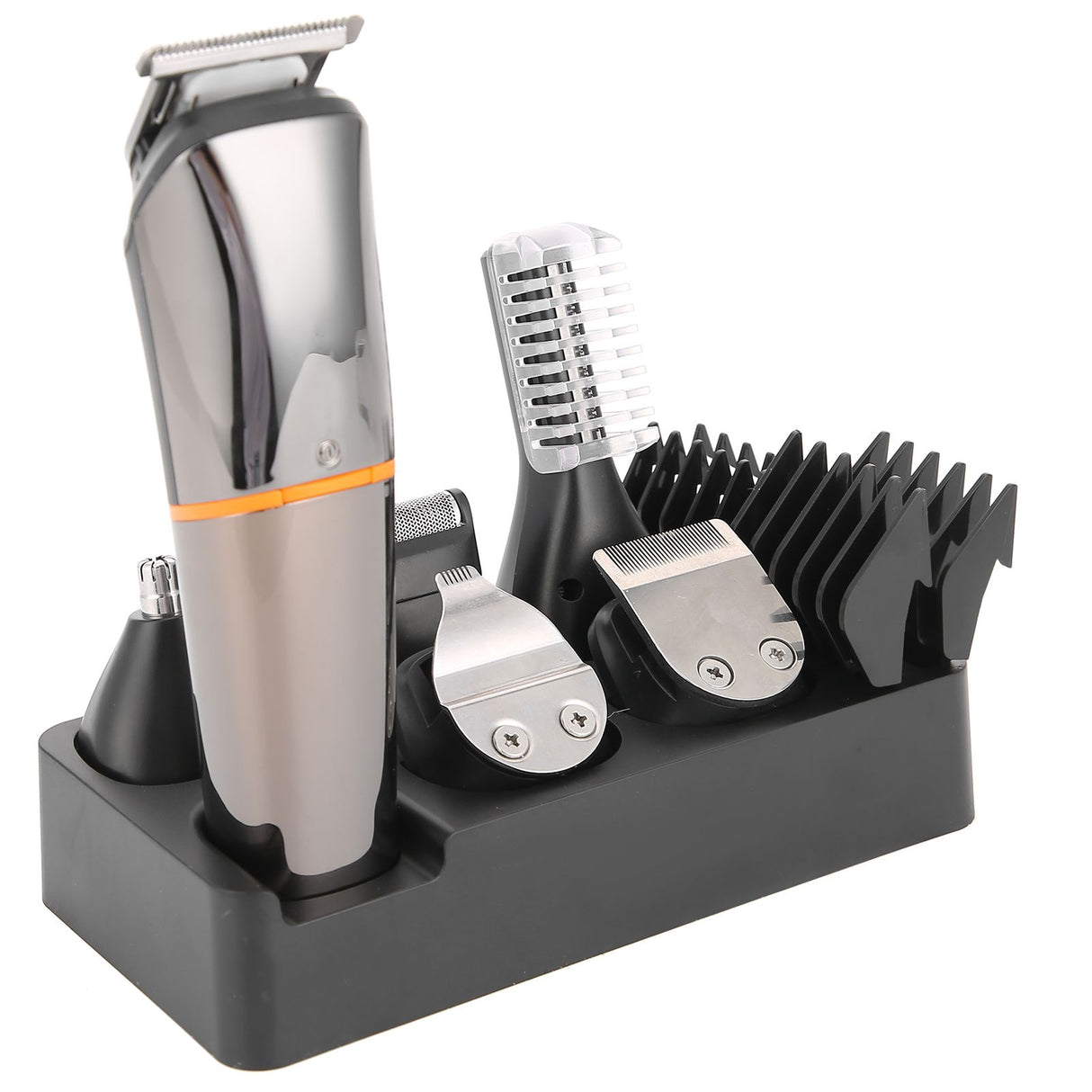 6in 1 Electric Hair Clipper Trimmer Portable Hair Cutting Machine Styling Tool USB Charging