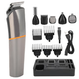 6in 1 Electric Hair Clipper Trimmer Portable Hair Cutting Machine Styling Tool USB Charging - 45-Degree Angle